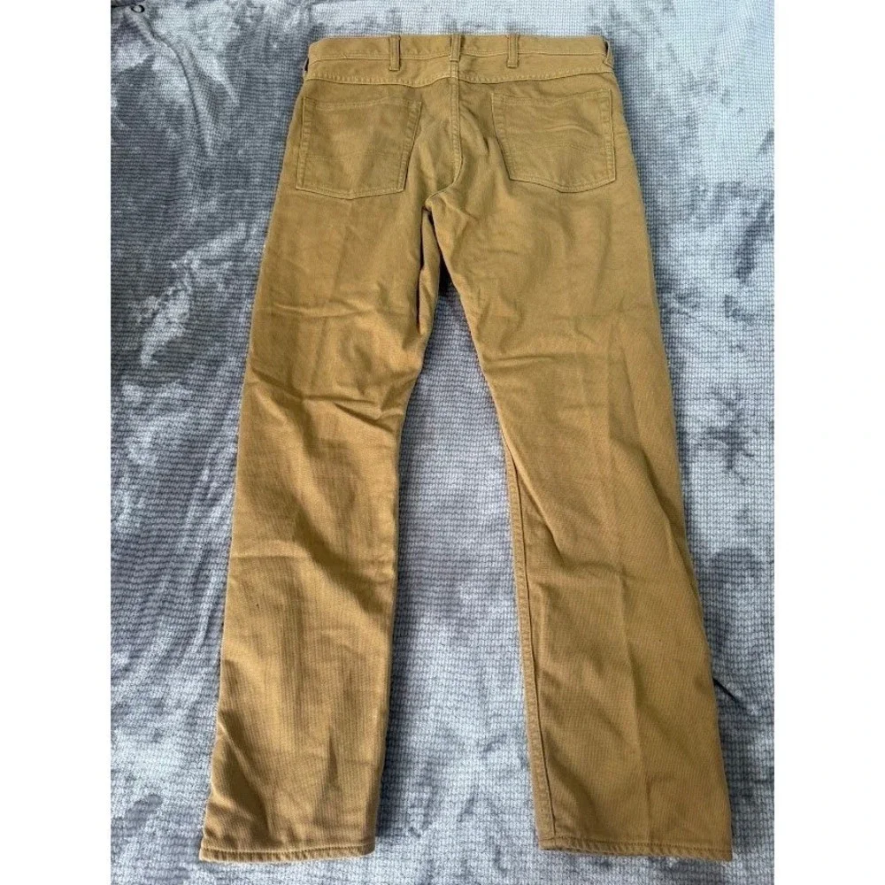 J Crew 770 Straight Lined Pants Mens 32x30 Tan Khaki‎